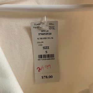 New with tags White House Black Market sleeveless top - size small